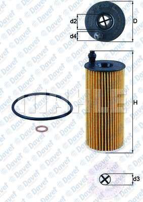 MAHLE OX404D Yag Filtresi Toyota Auris 1.6 D4d 2015 -> Rav4 2.0 2015 -> Avensis 1.6 - 2.0 D4d T27 2015 -> Bmw 1 Serisi F20 - 2 Serisi F22-F45 - 3 Serisi F30-F35-F80-F34-F31-E90 - 4 Serisi F33-F83-F32-F82-F36 - 5 Serisi F10-F11 13->